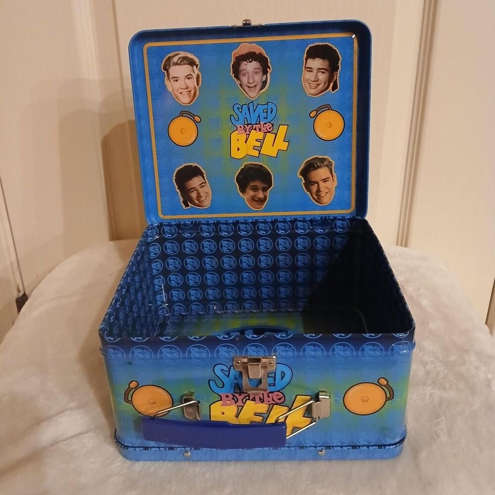 Vintage Y2K 2003 Saved By The Bell "Beef Cakes" Metal Tin Lunch Box - Picture 6 of 8